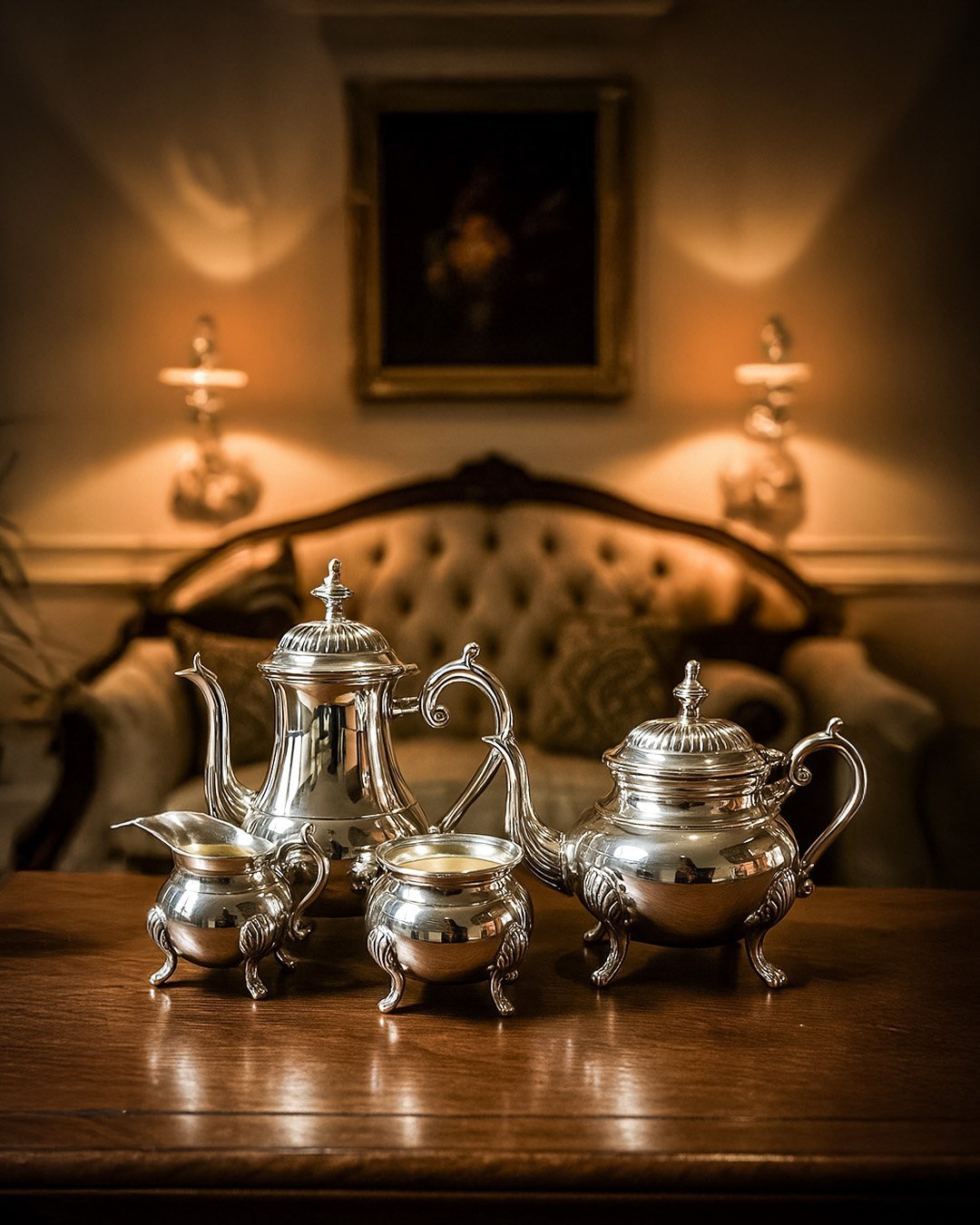 Silver Plated Tea Set – Classical 6 cc