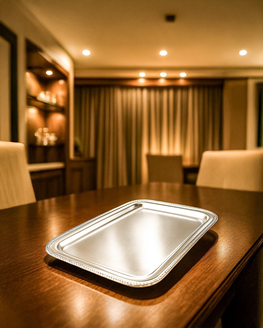 Silver Plated Tray – Rounded Corners