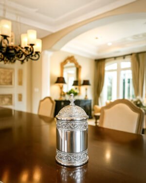 Silver plated cannister